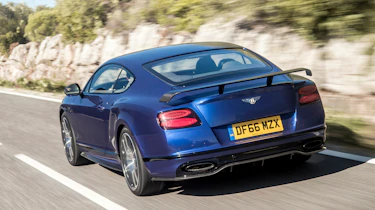 Bentley Continental Supersports 2017 - Moroccan Blue rear tracking