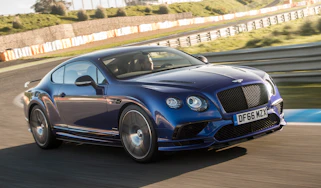 Bentley Continental Supersports 2017 - Moroccan Blue front tracking