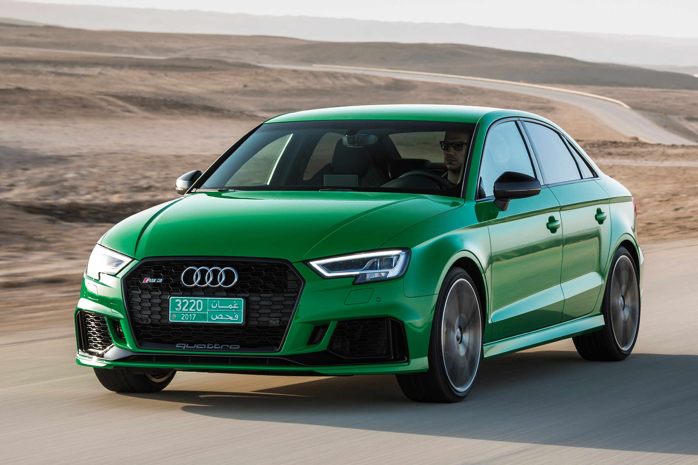Audi RS3 Saloon 2017 - front tracking