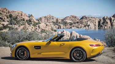 Mercedes-AMG GT C Roadster 2017 - side roof down