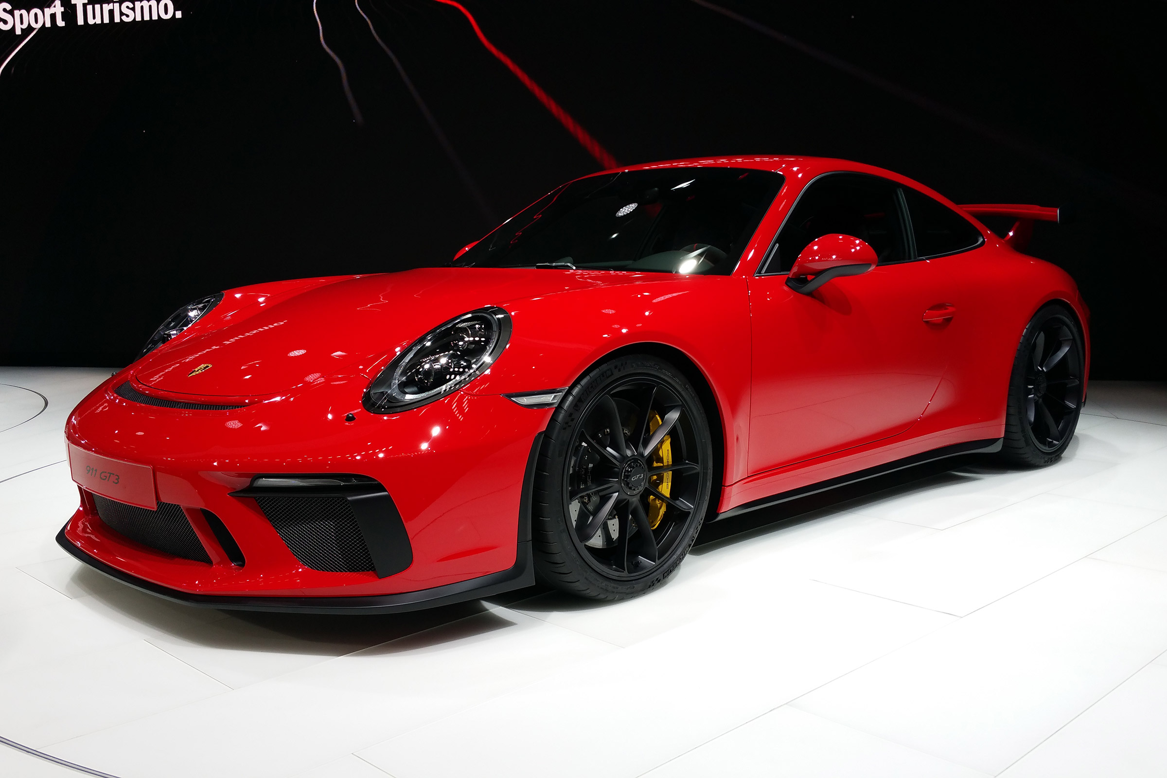 Porsche 911 GT3 show - front