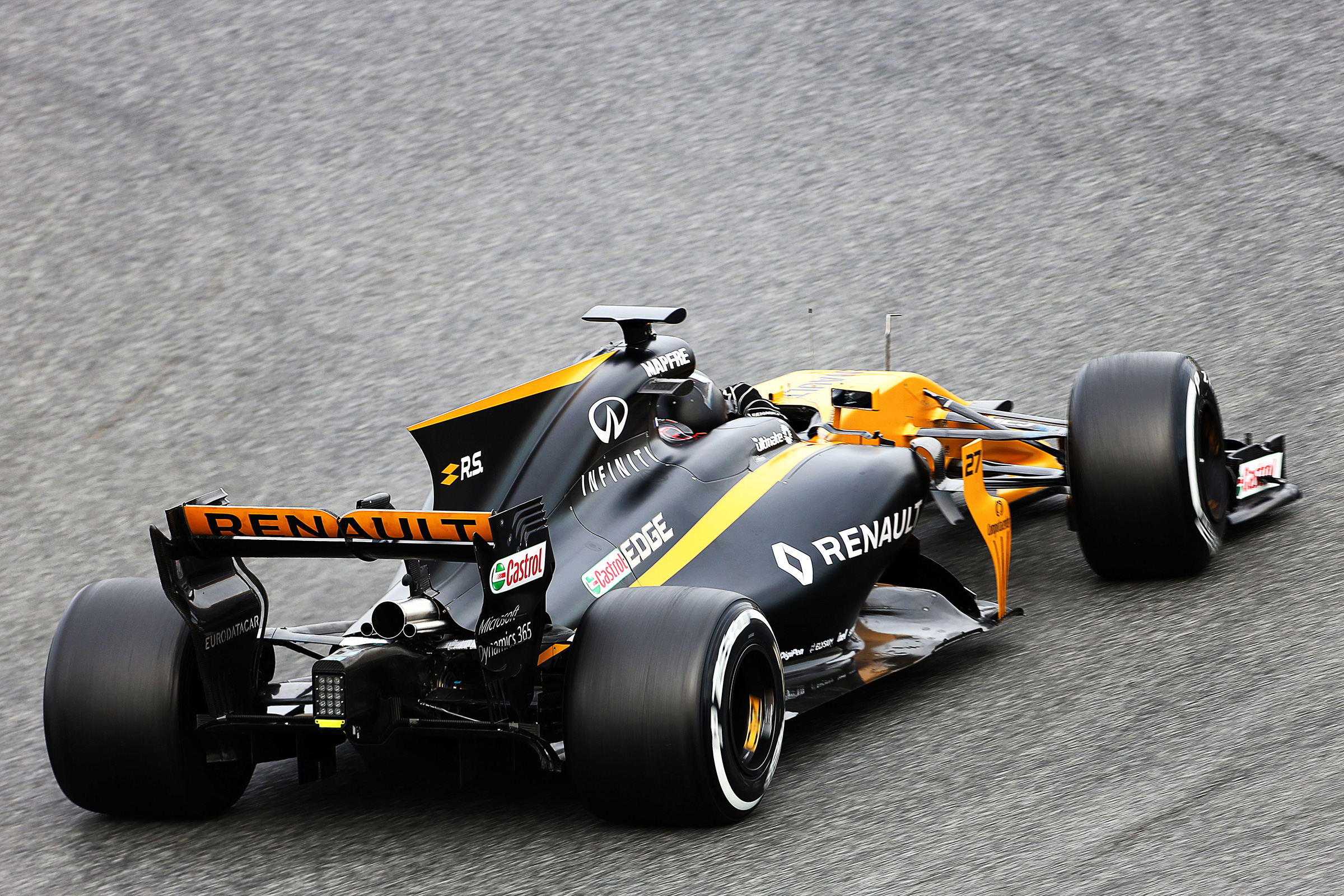 Formula 1 2017 - Renault rear cornering