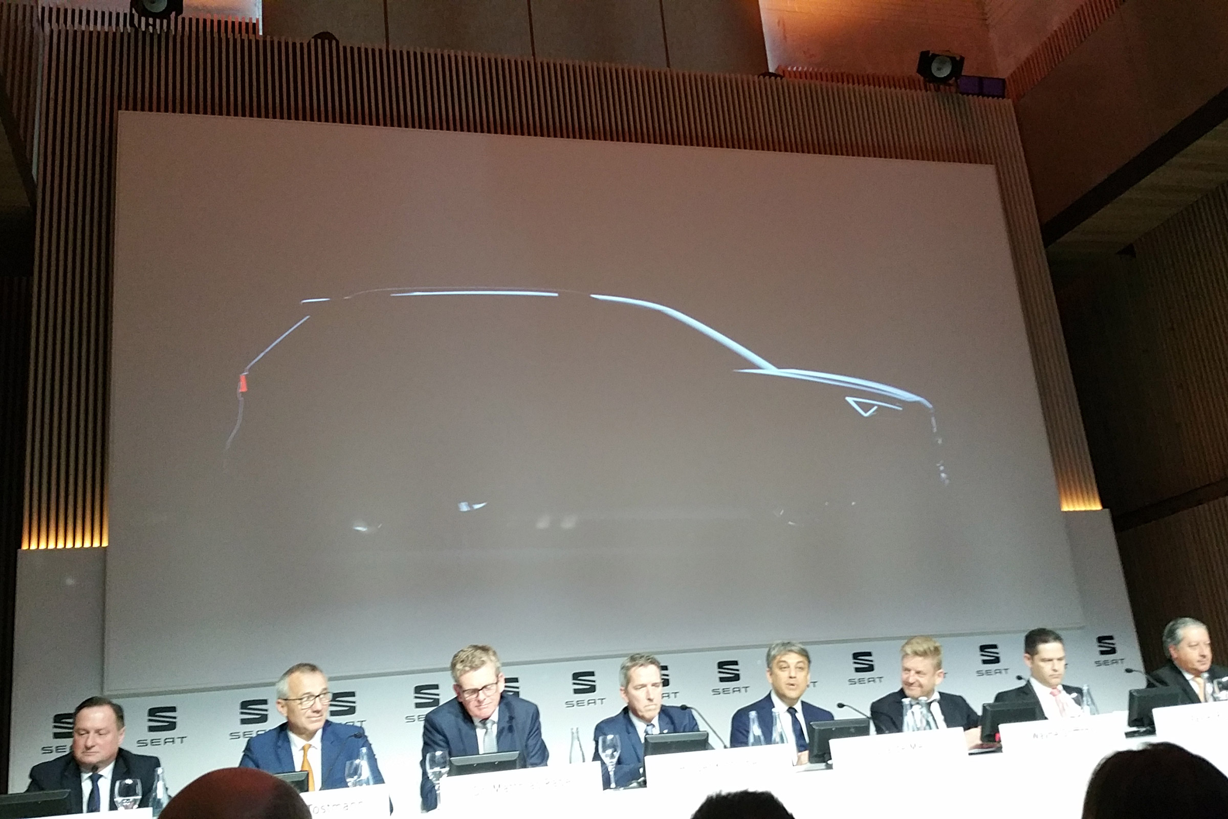 SEAT seven seat SUV teaser