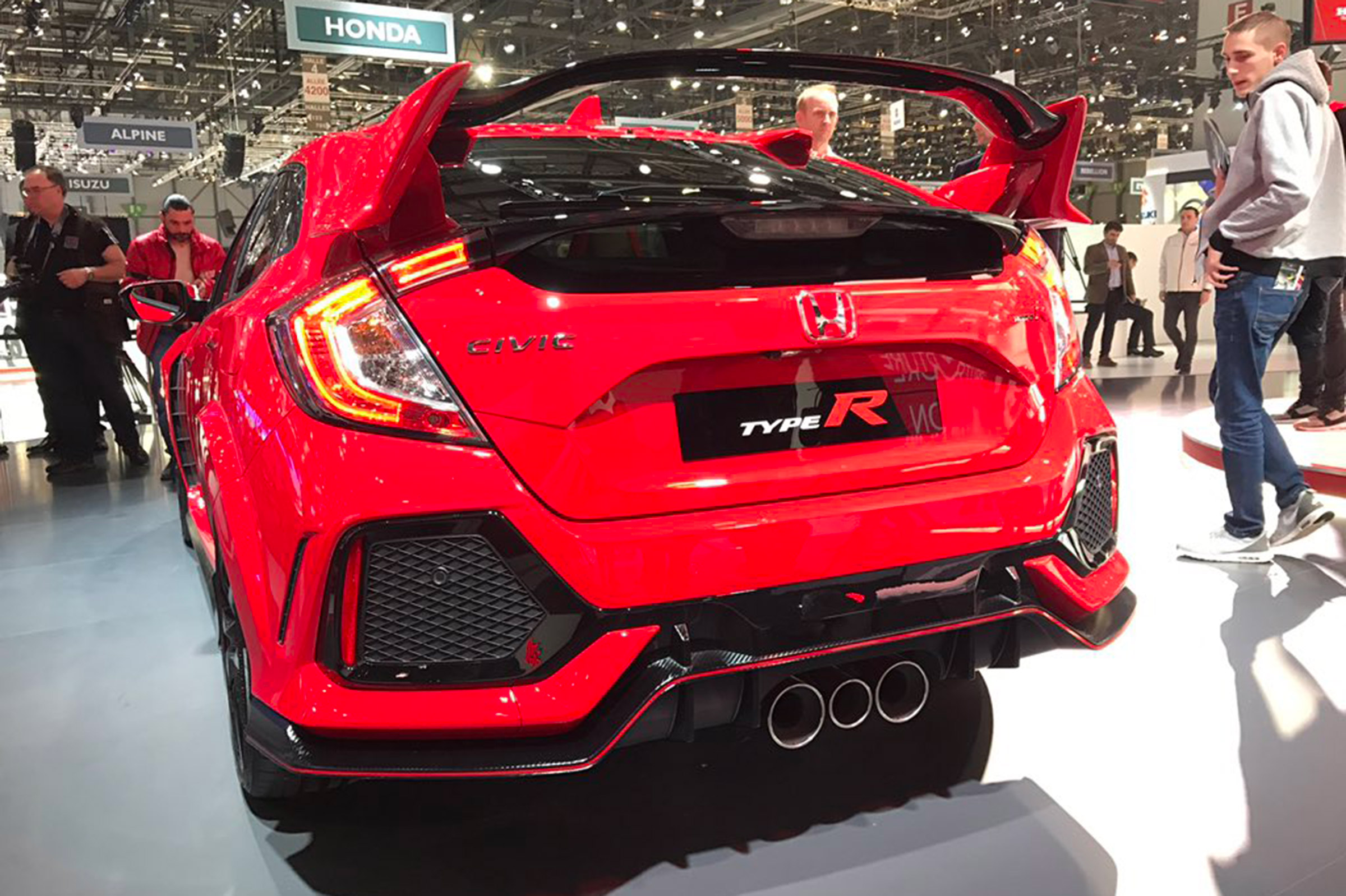 New Honda Civic Type R show - rear