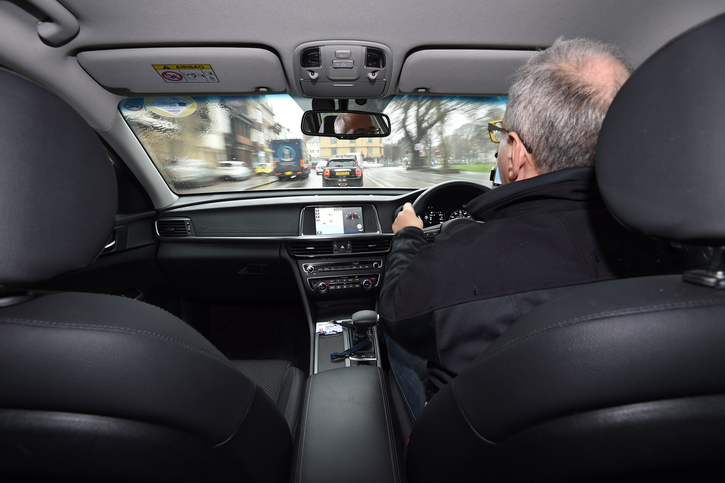 Uber driver - driving