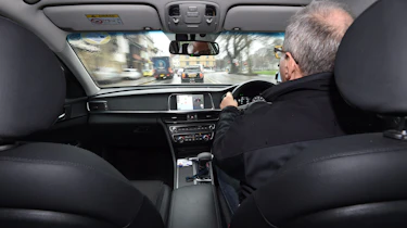 Uber driver - driving