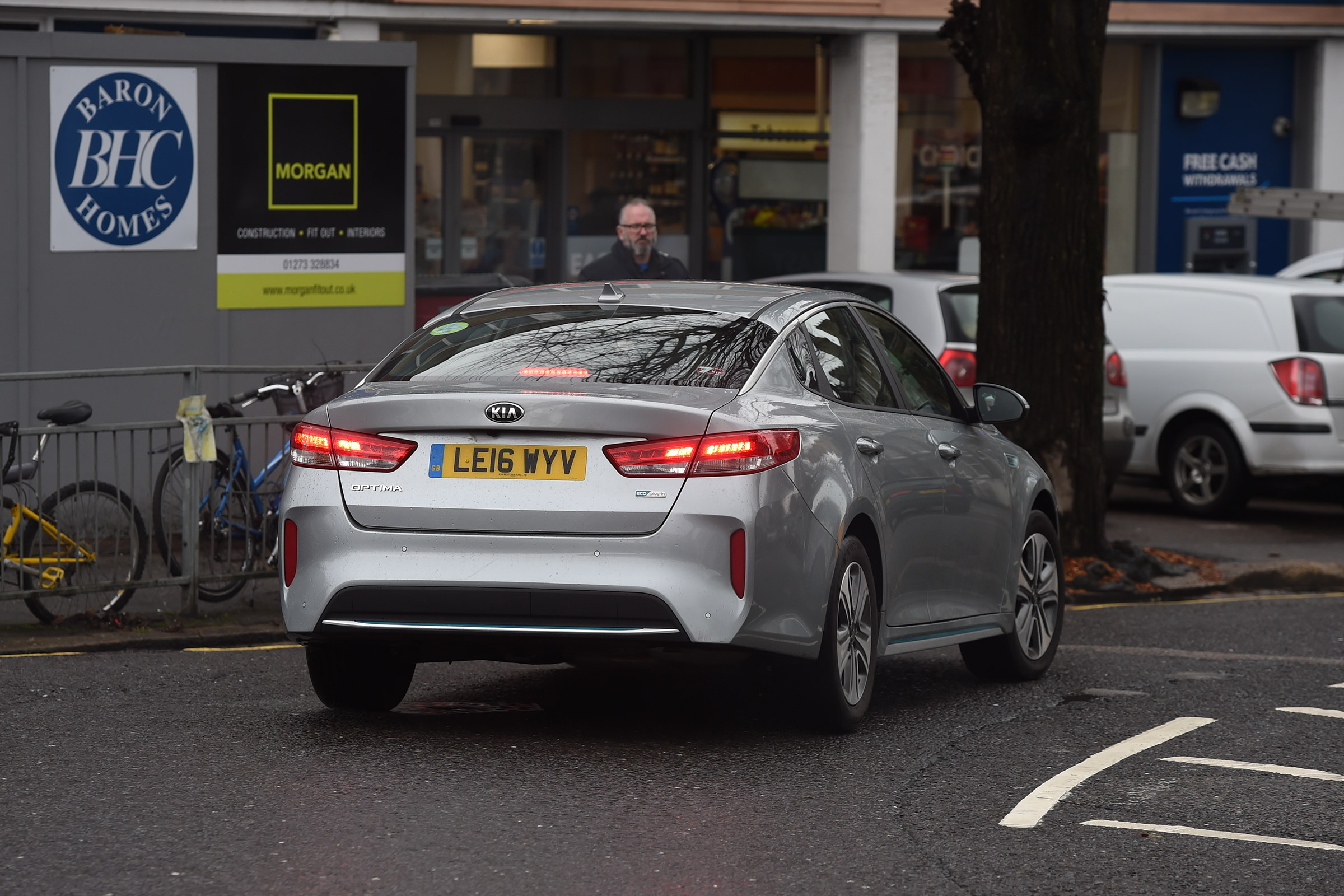 Uber driver - Kia Optima rear