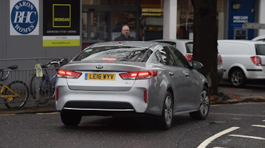 Uber driver - Kia Optima rear