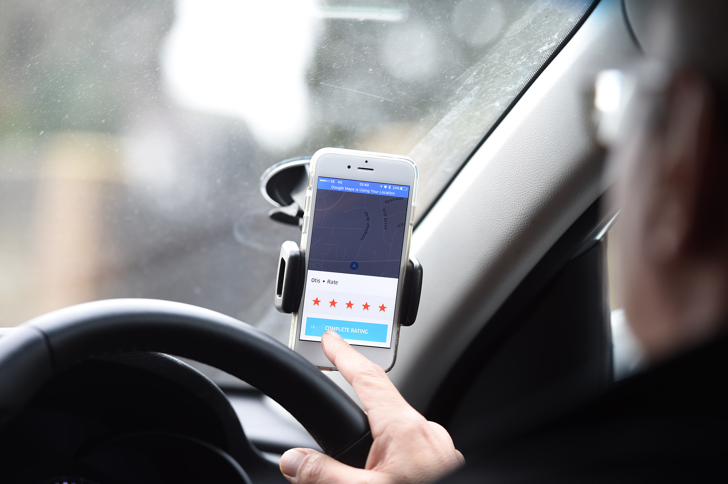 Uber driver - phone 