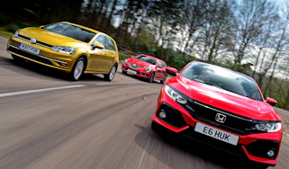 Honda Civic vs Volkswagen Golf vs Renault Megane - header