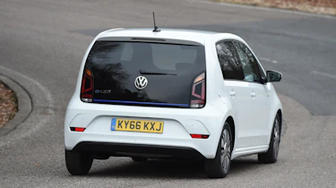 Volkswagen e-up! electric car 2017 - rear cornering