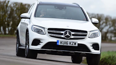 Mercedes GLC - front cornering