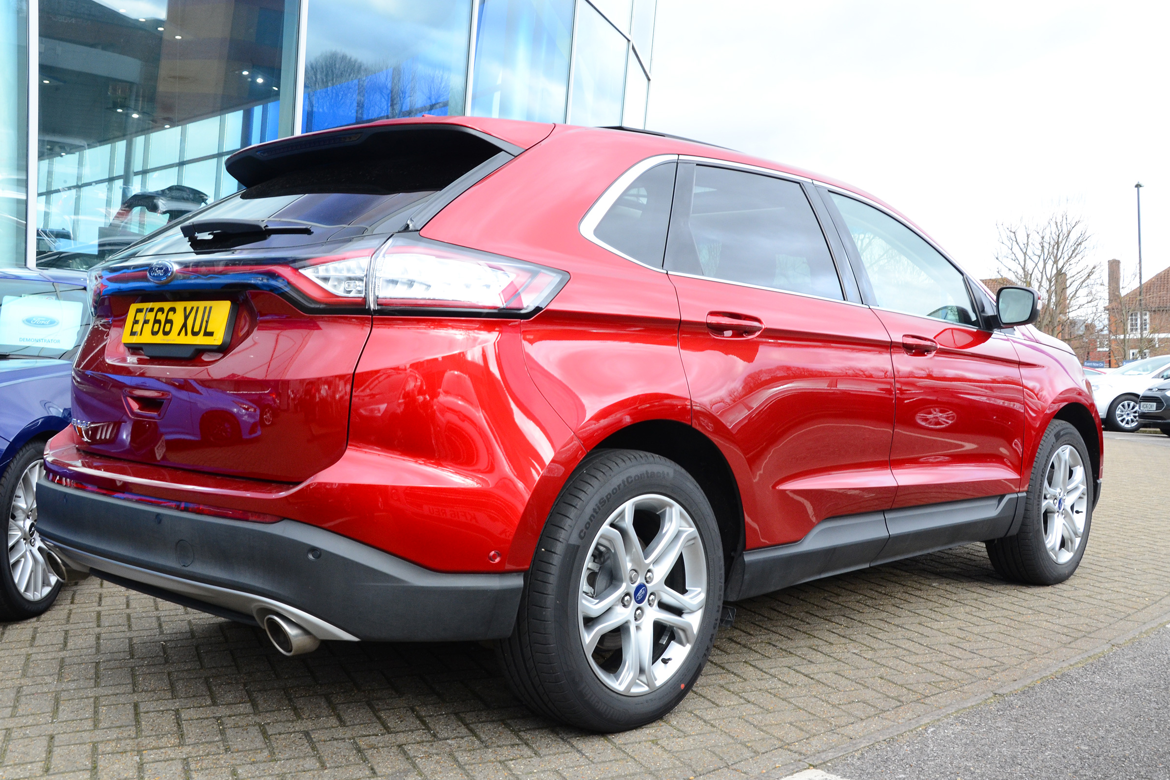 Long-term test review: Ford Edge - rear quarter