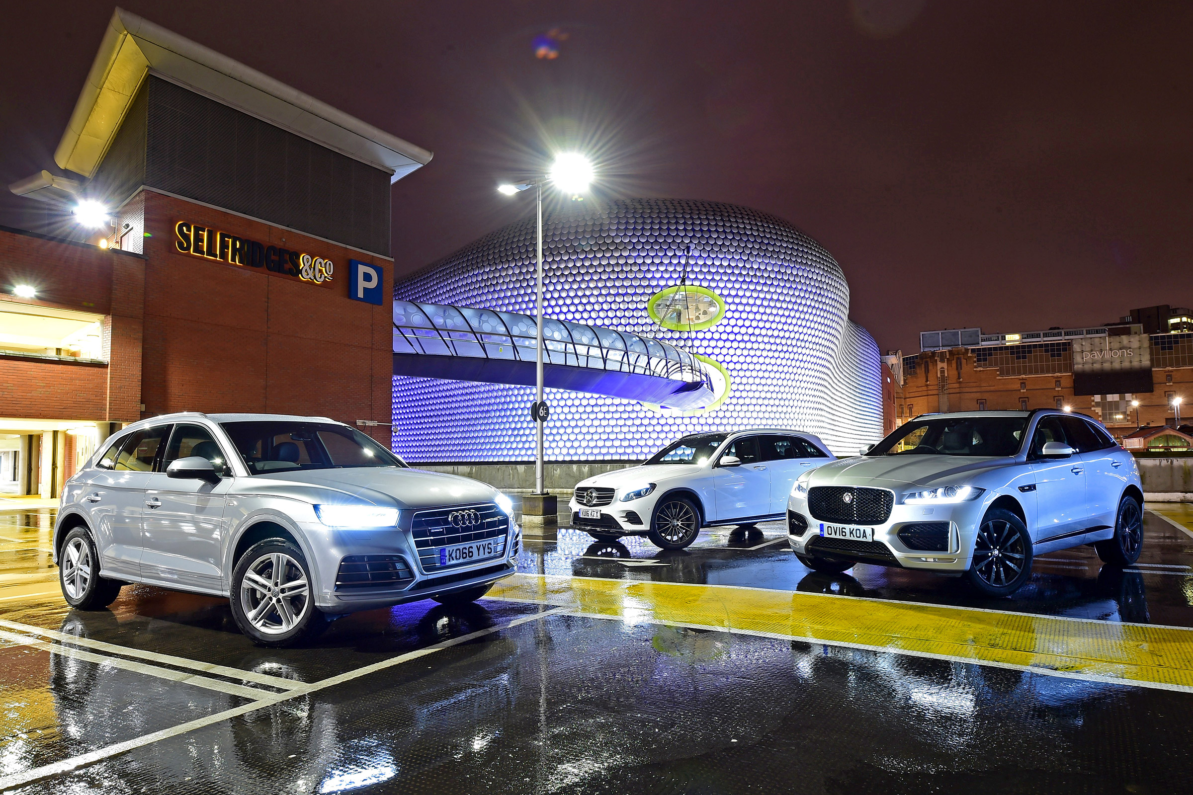 Audi Q5 vs Jaguar F-Pace vs Mercedes GLC - header