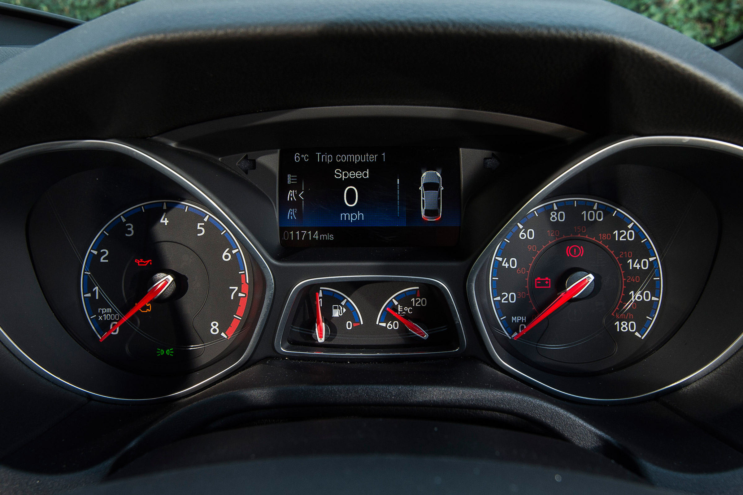 Ford Focus RS Mountune - dials