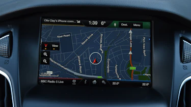 Ford Focus RS Mountune - sat-nav