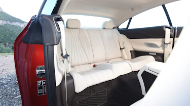 Mercedes E-Class Coupe - E 220d rear seats