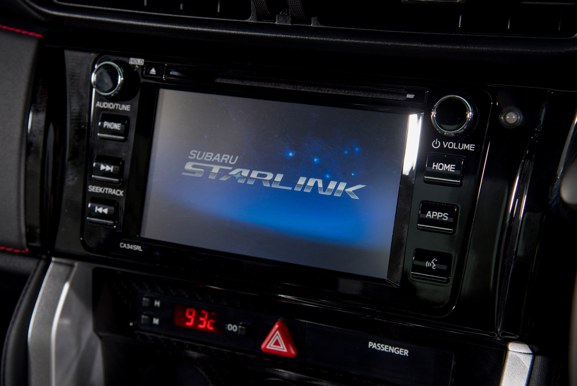 Subaru BRZ - infotainment screen