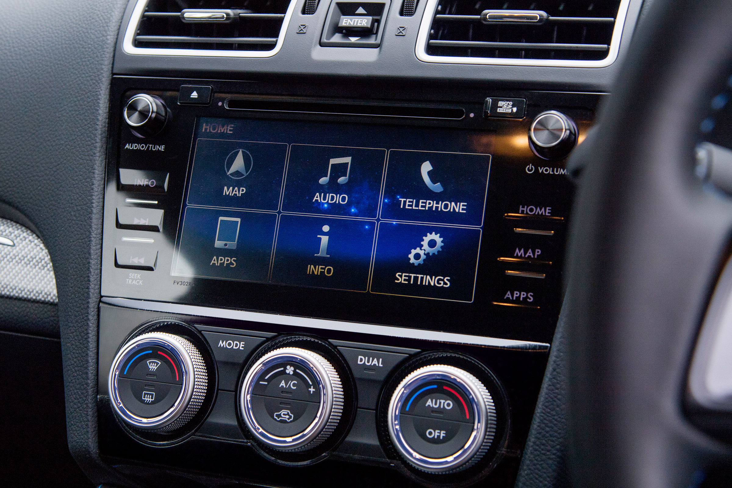 Subaru Levorg - infotainment screen