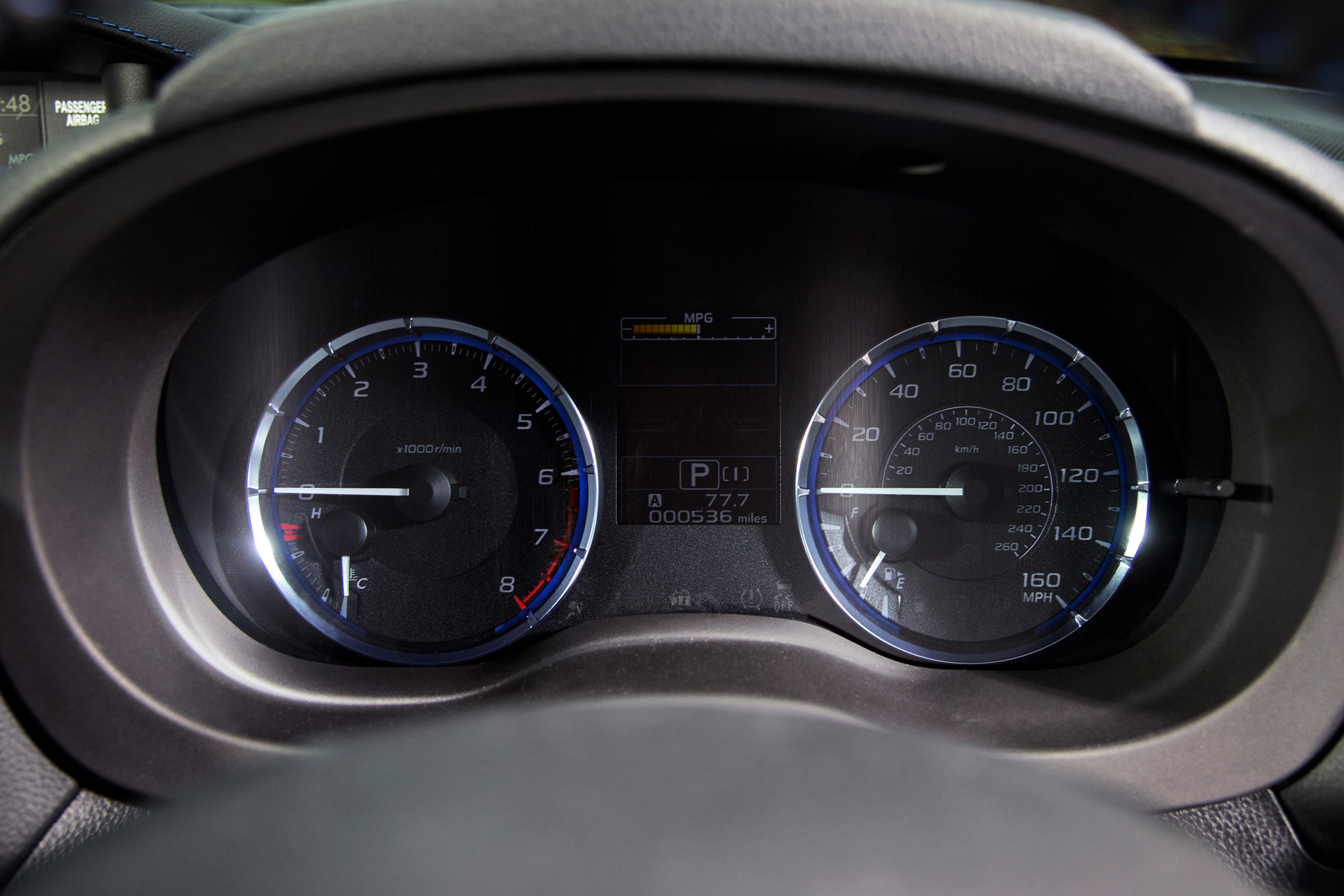 Subaru Levorg - dials