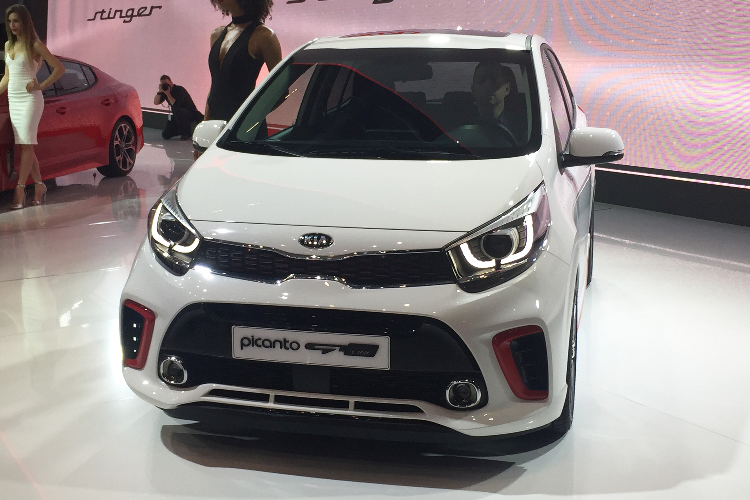 Kia Picanto GT Line 2017 - Geneva front white