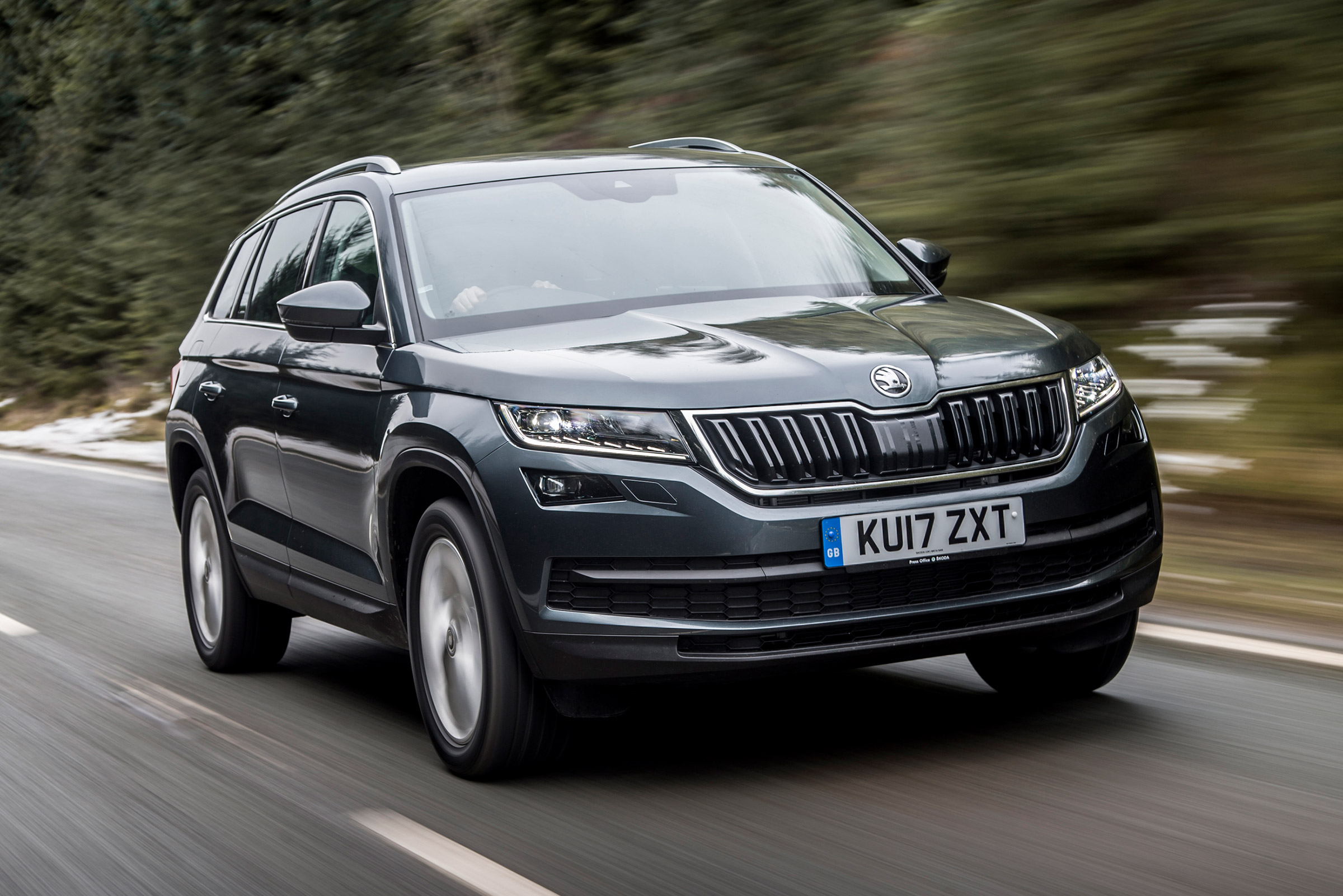 Skoda Kodiaq - front action