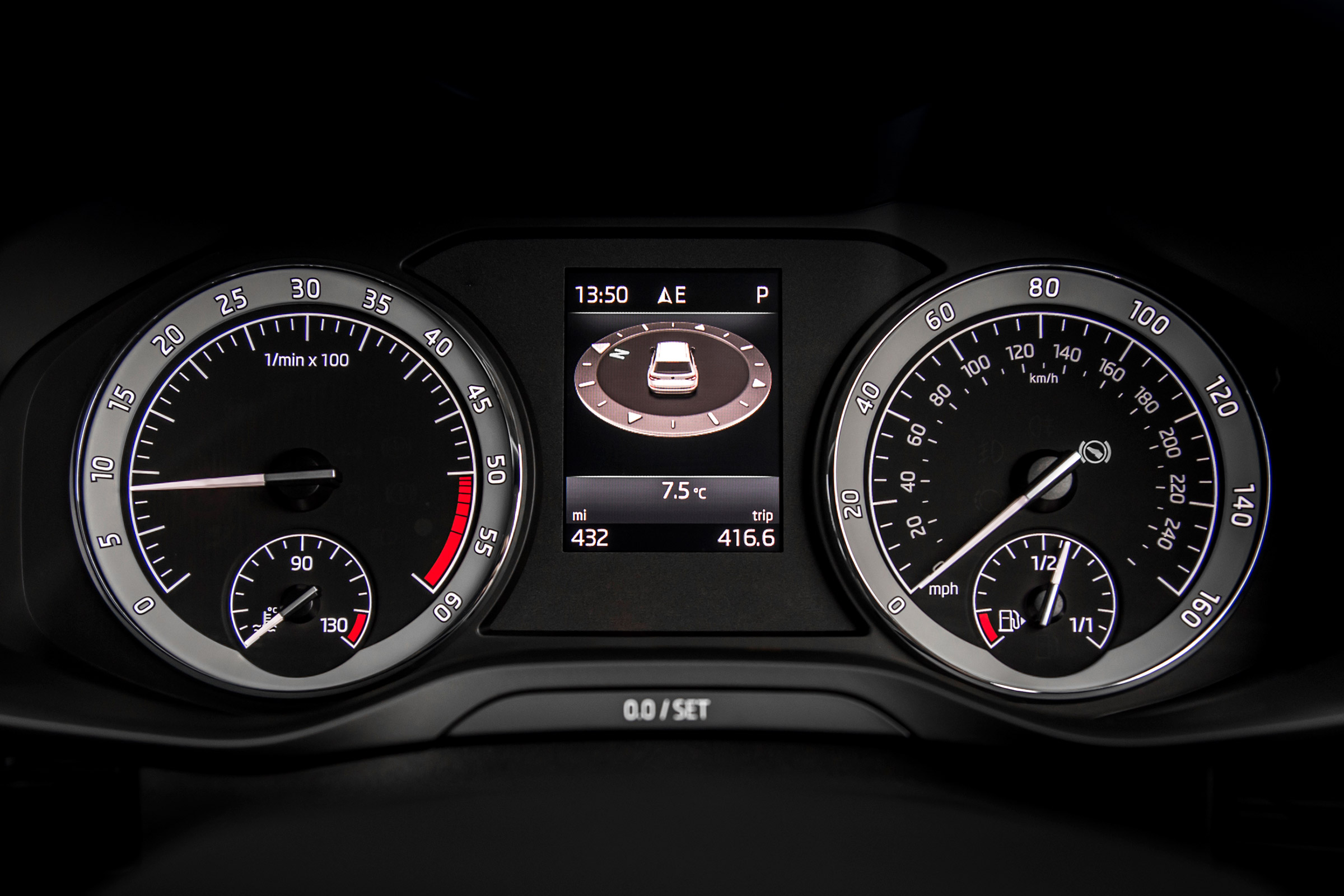 Skoda Kodiaq - dials