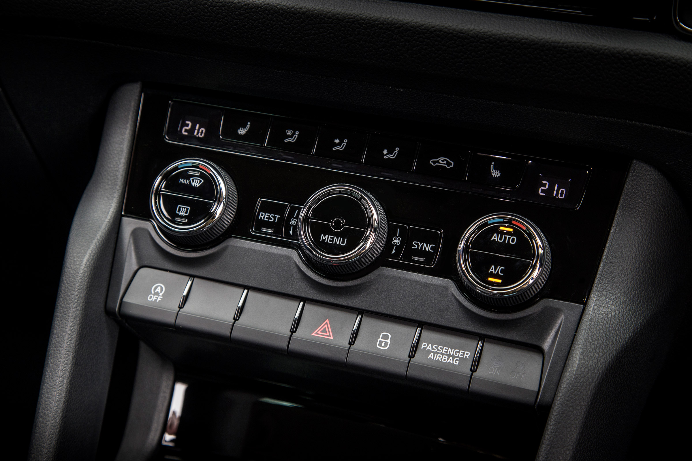 Skoda Kodiaq - centre console