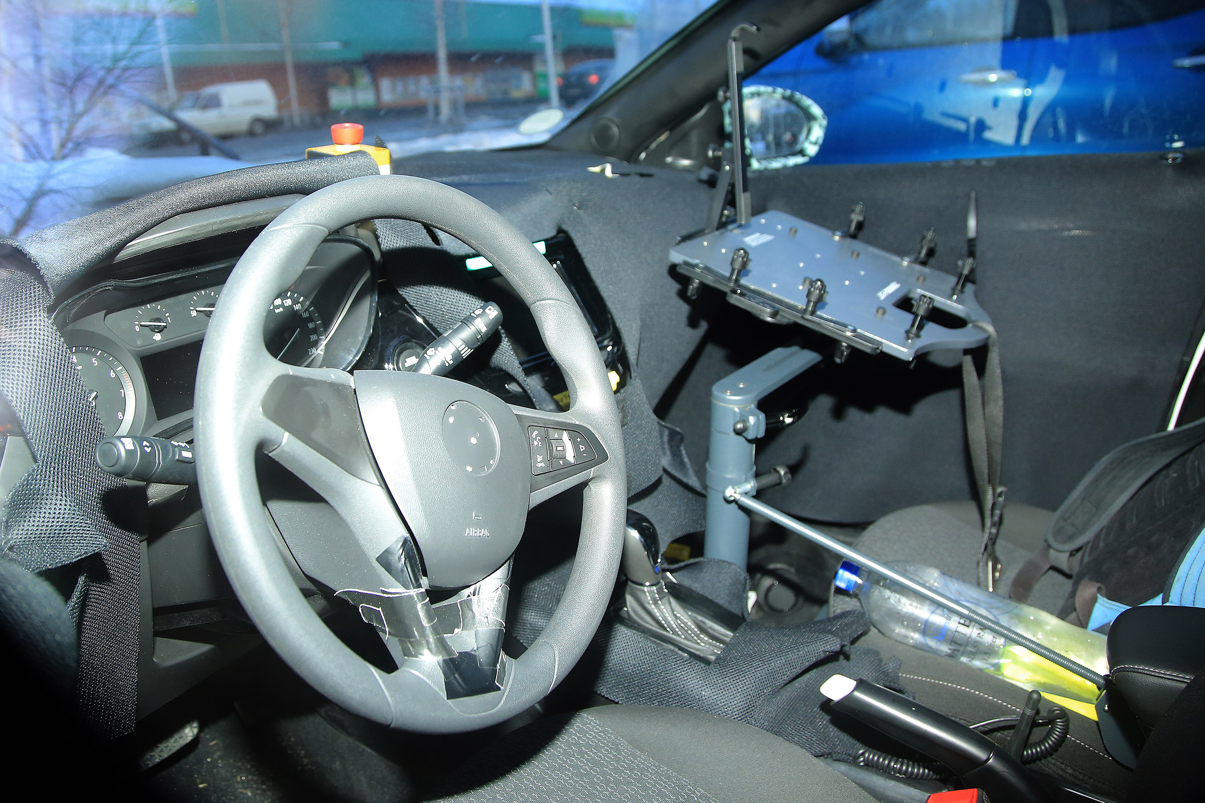 vauxhall corsa 2018 spy shot interior