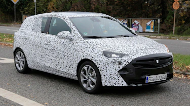 vauxhall corsa 2018 spy shot front quarter