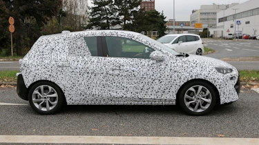 vauxhall corsa 2018 spy shot side