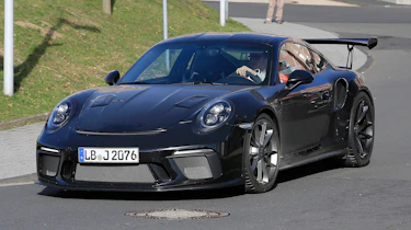 Porsche 911 gt3 rs facelift spy shot