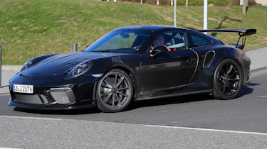 Porsche 911 gt3 rs facelift spy shot