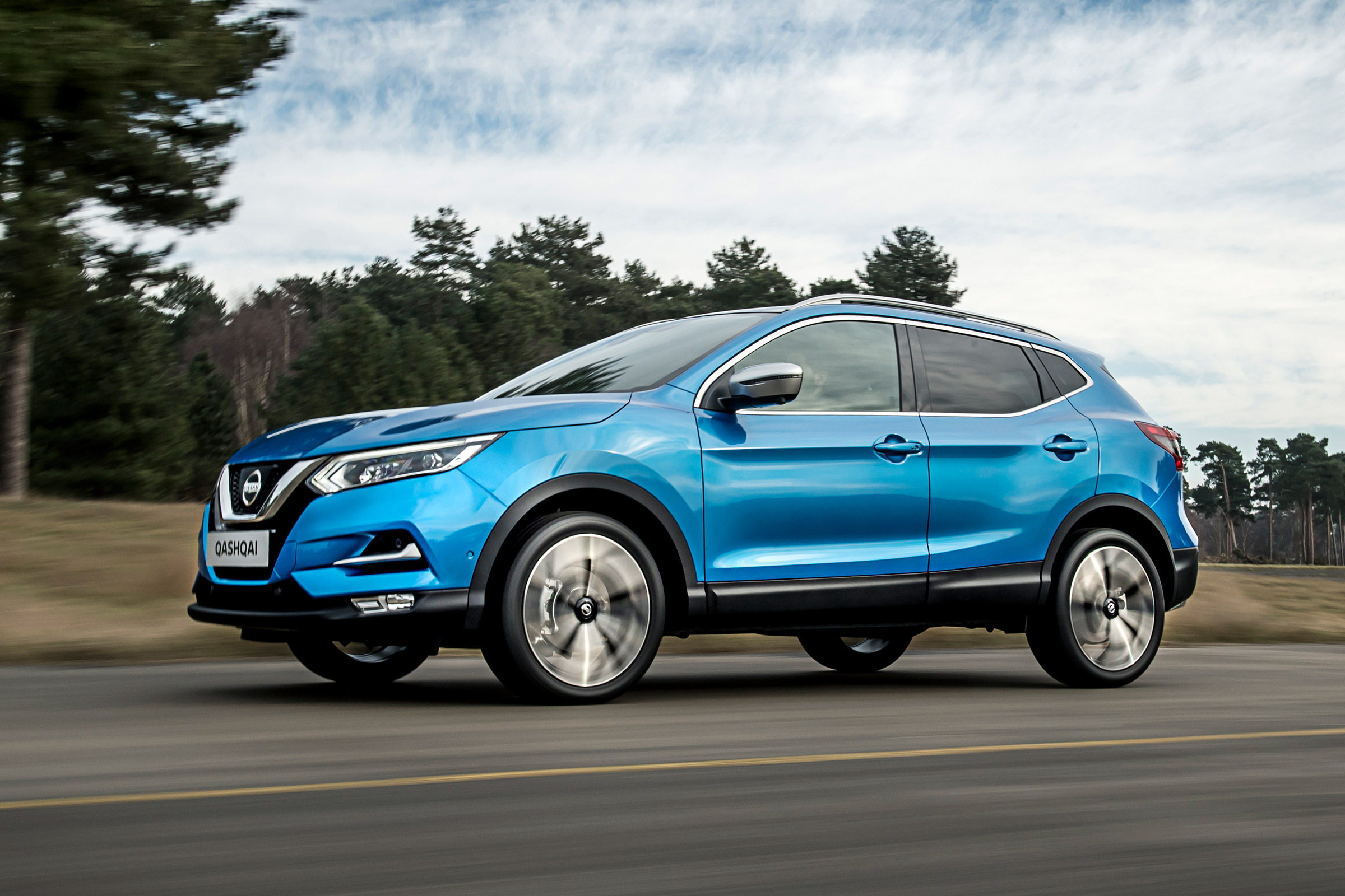 New Nissan Qashqai facelift - front action
