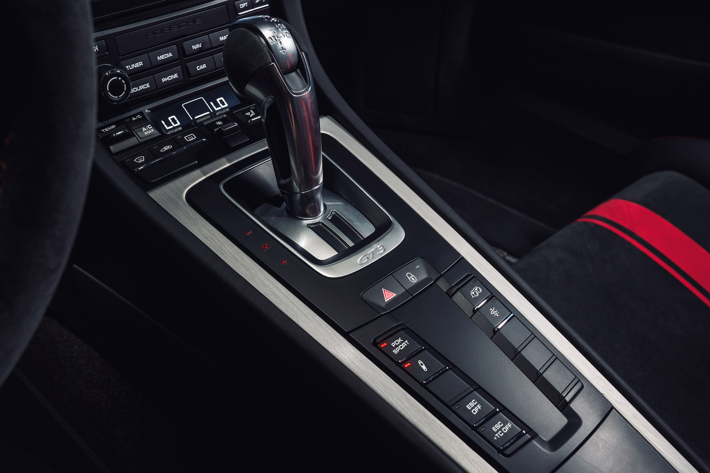 Porsche 911 GT3 - centre console
