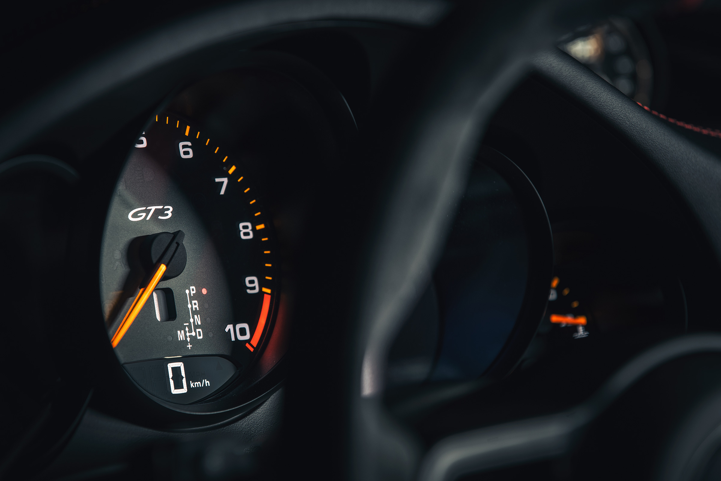 Porsche 911 GT3 - dials detail