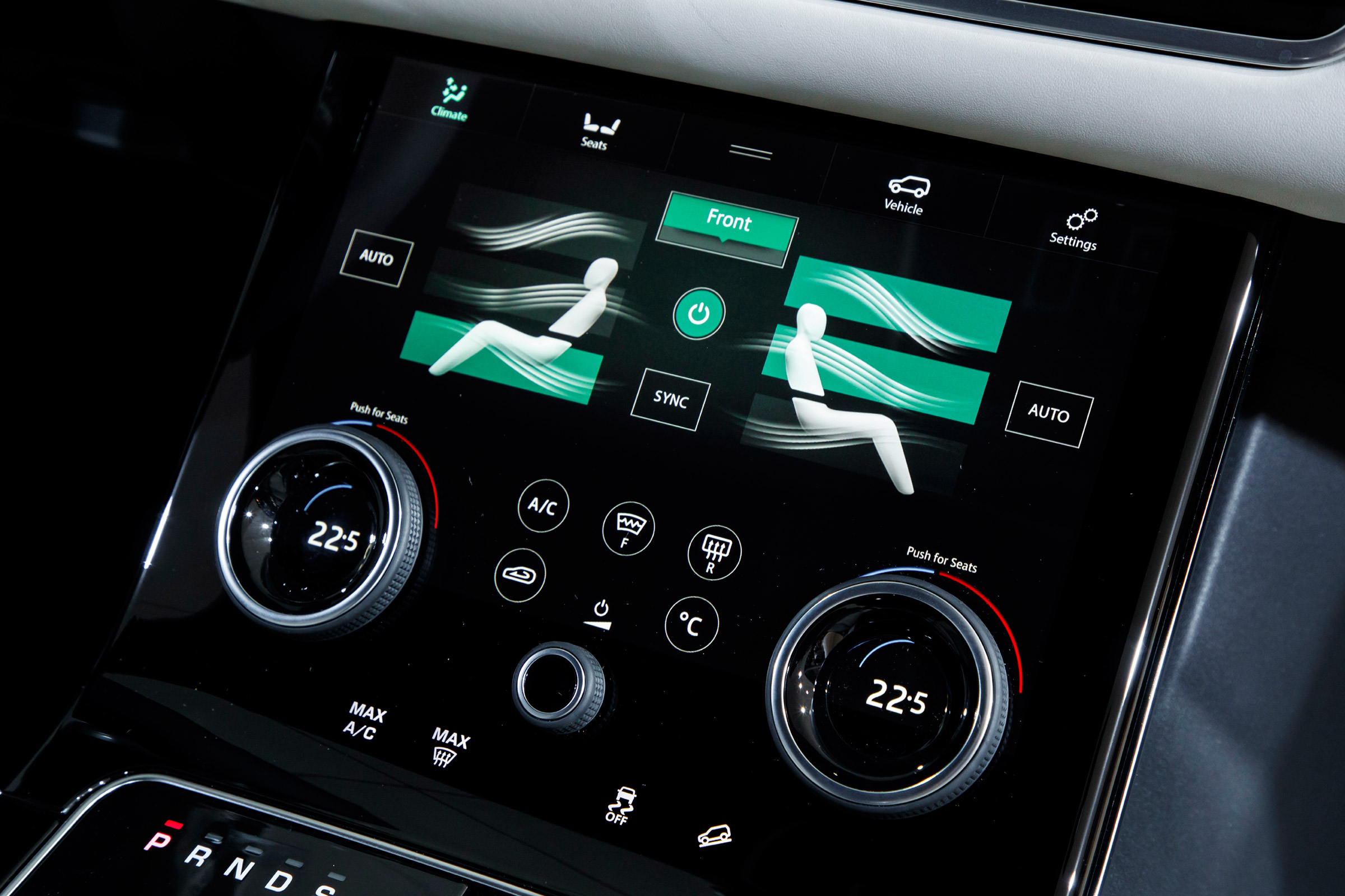 Range Rover Velar show - air-con