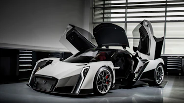 Vanda Dendrobium electric hypercar - doors open