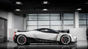 Vanda Dendrobium electric hypercar - side