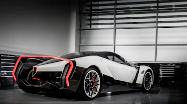 Vanda Dendrobium electric hypercar - rear quarter