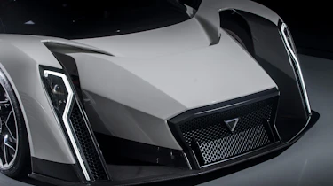 Vanda Dendrobium electric hypercar - front detail