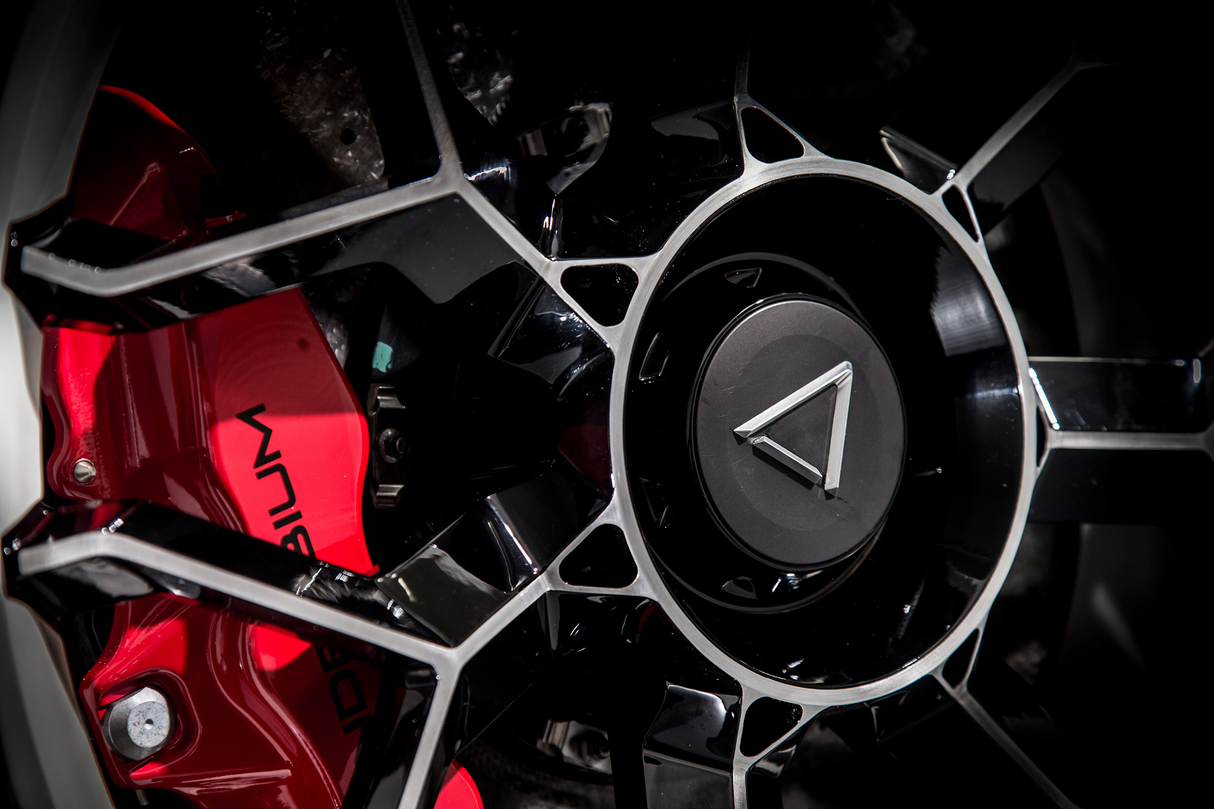 Vanda Dendrobium electric hypercar - wheel