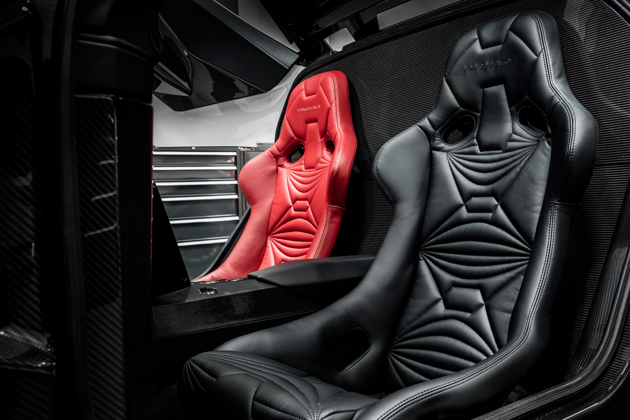 Vanda Dendrobium electric hypercar - seats