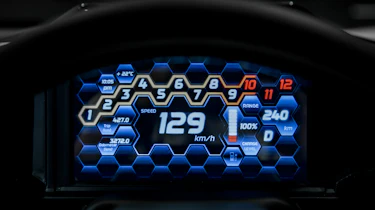 Vanda Dendrobium electric hypercar - instruments