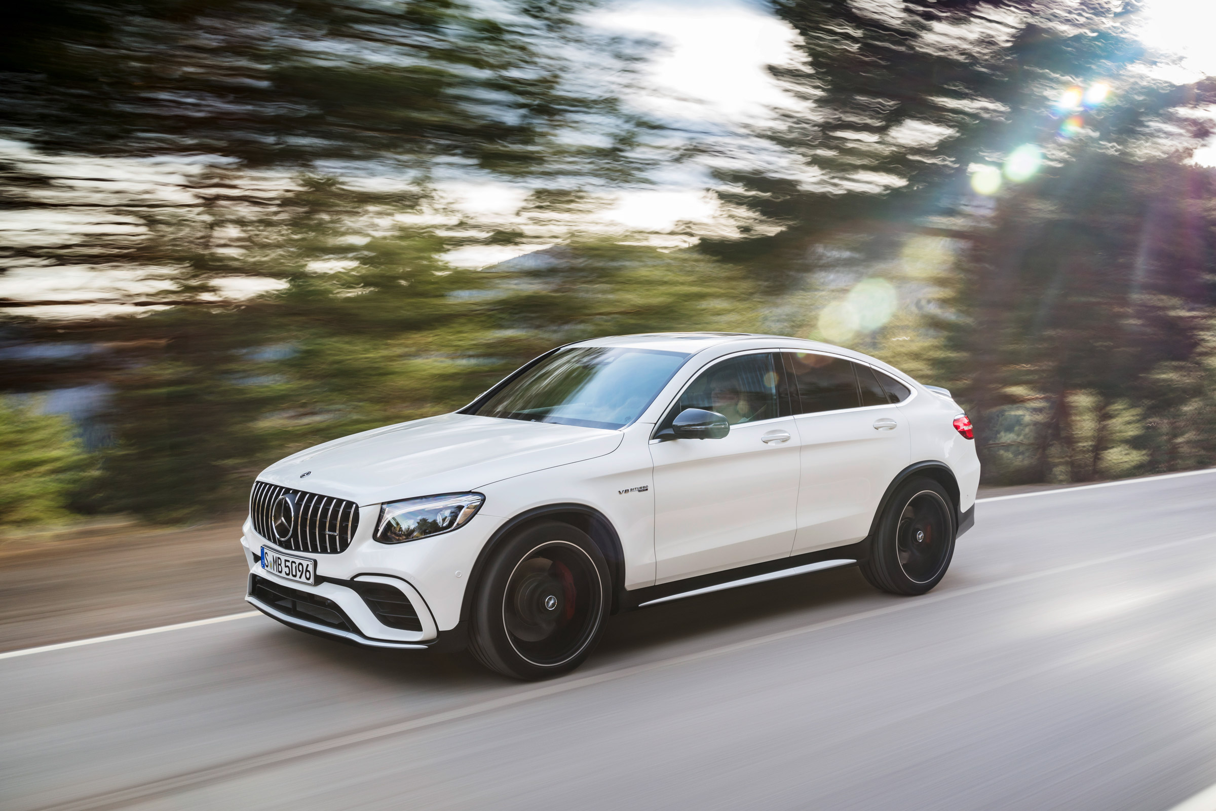Mercedes-AMG GLC 63 Coupe driving