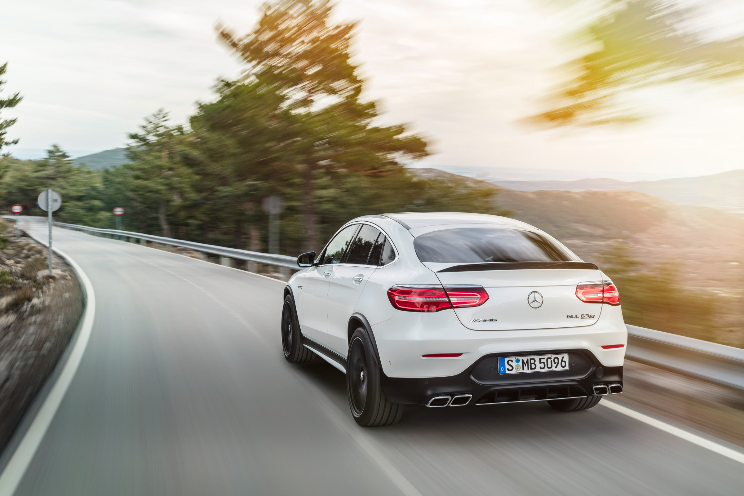 Mercedes-AMG GLC 63 Coupe rear tracking
