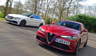 Alfa Romeo Giulia Quadrifoglio vs Mercedes-AMG C63