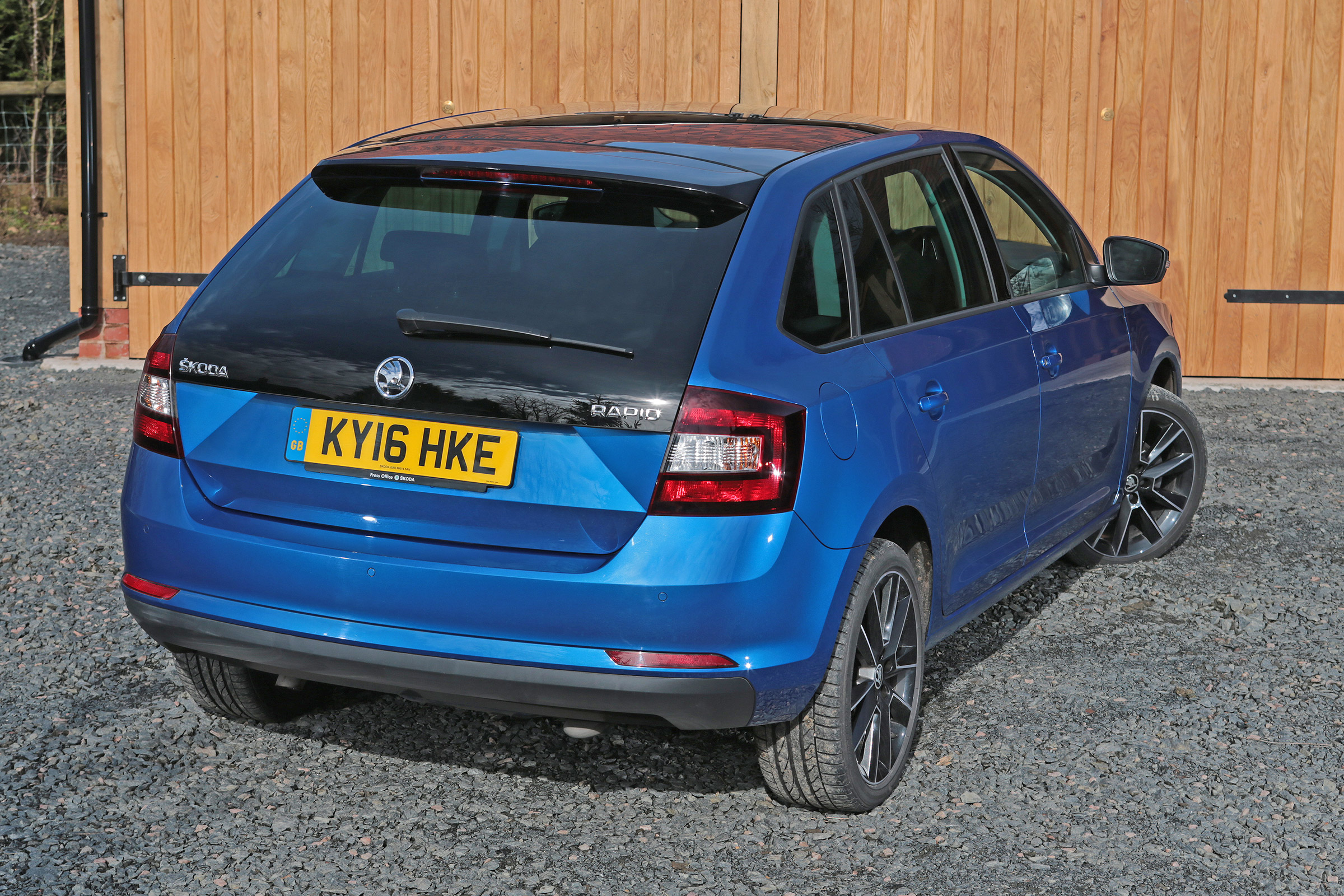 Used Skoda Rapid Spaceback - rear