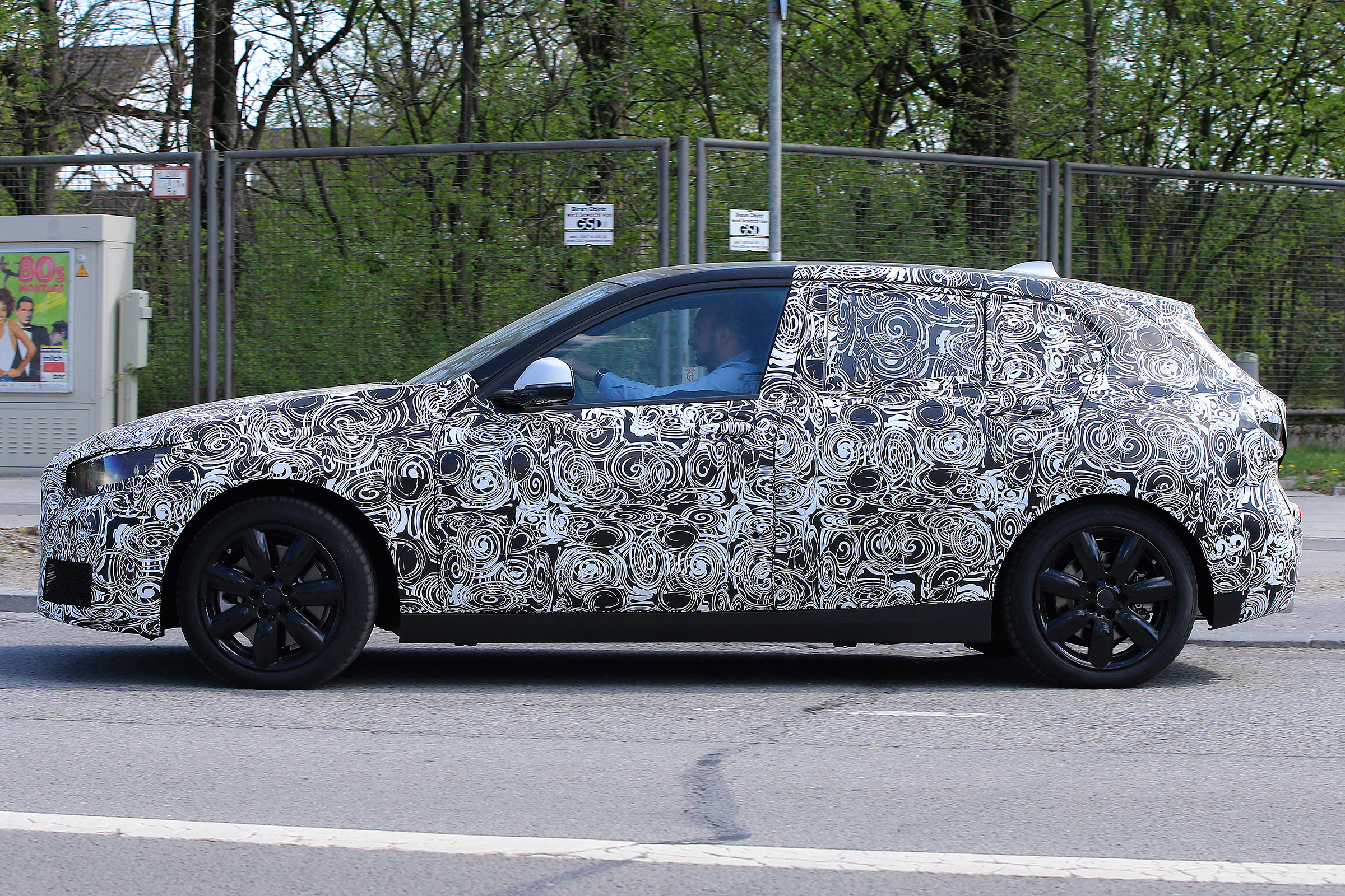 2019 BMW 1 Series spy shot side