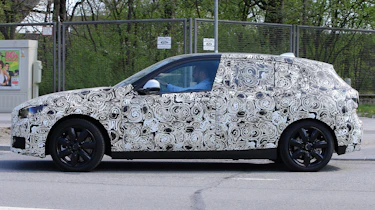 2019 BMW 1 Series spy shot side